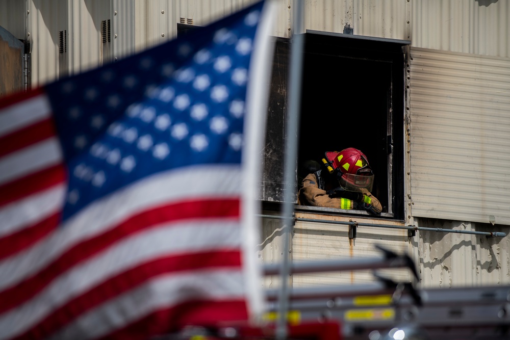 SJAFB Fire Dept. conducts live-fire training