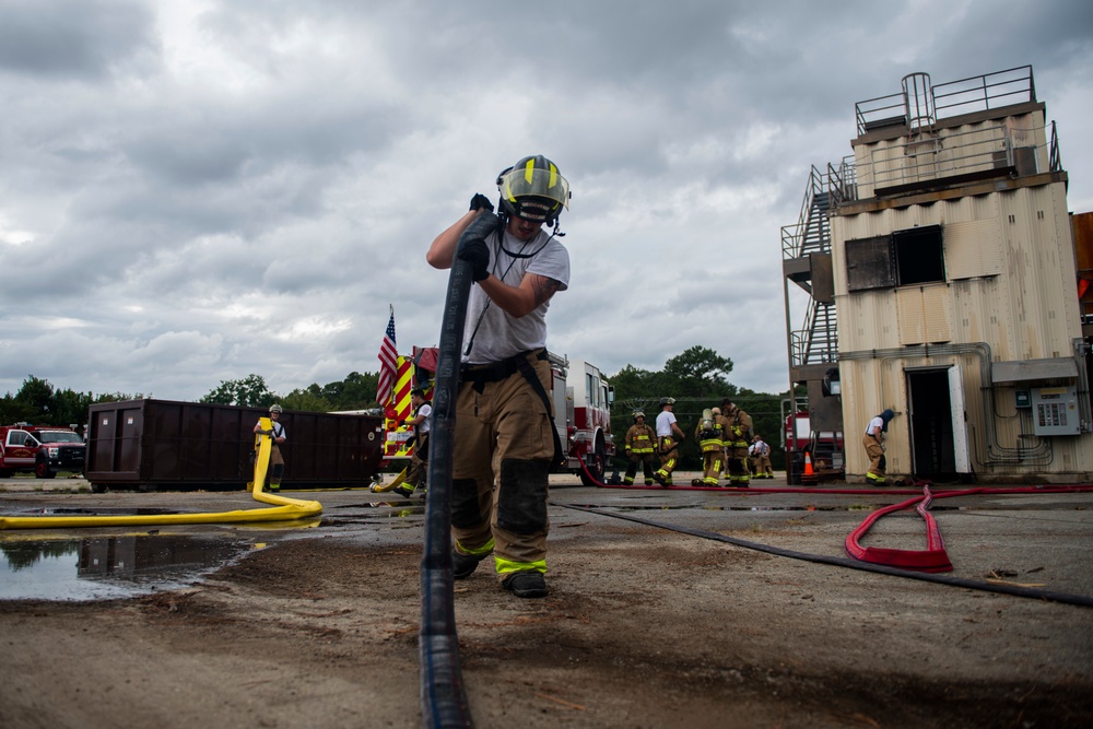 SJAFB Fire Dept. conducts live-fire training