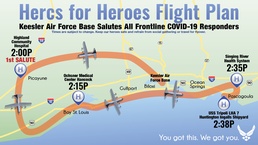 403rd Wing plans second flyby for coronavirus health-care workers, first responders