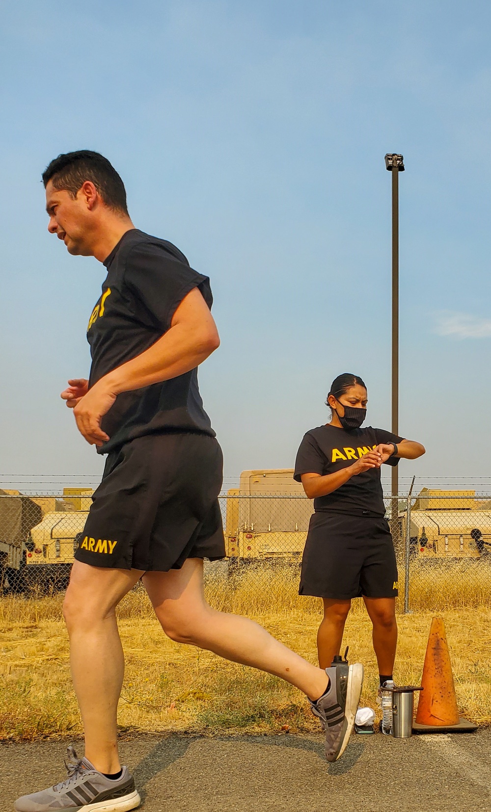 Medical Training Support Battalion participates in the Army Combat Fitness Test validation course