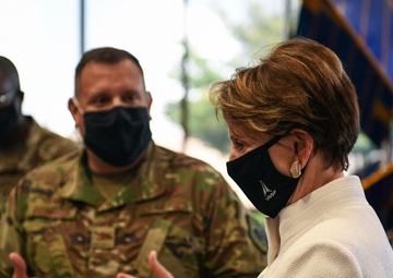 Space Base Delta 4 welcomes Secretary of the Air Force Barbara Barrett