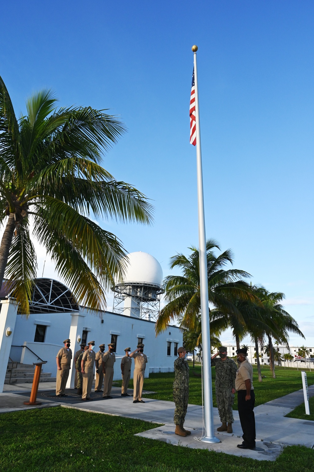 9/11 morning colors at NAS Key West