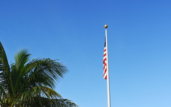 9/11 morning colors at NAS Key West