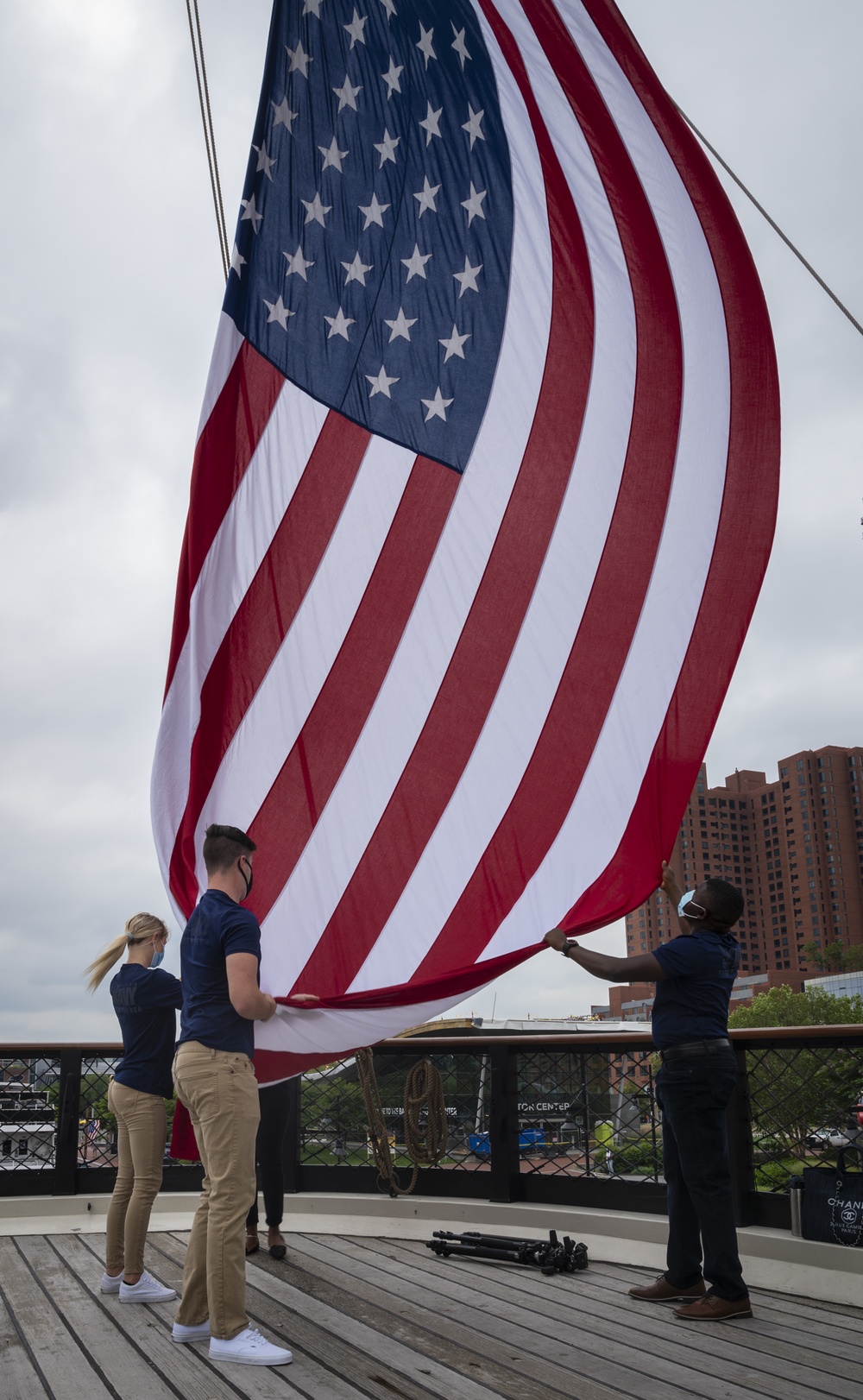 Oath of Enlistment ceremony aboard USS Constellation