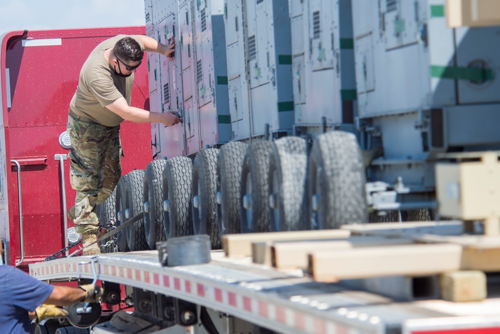 Agile Reaper equipment arrives at Naval Air Station Point Mugu