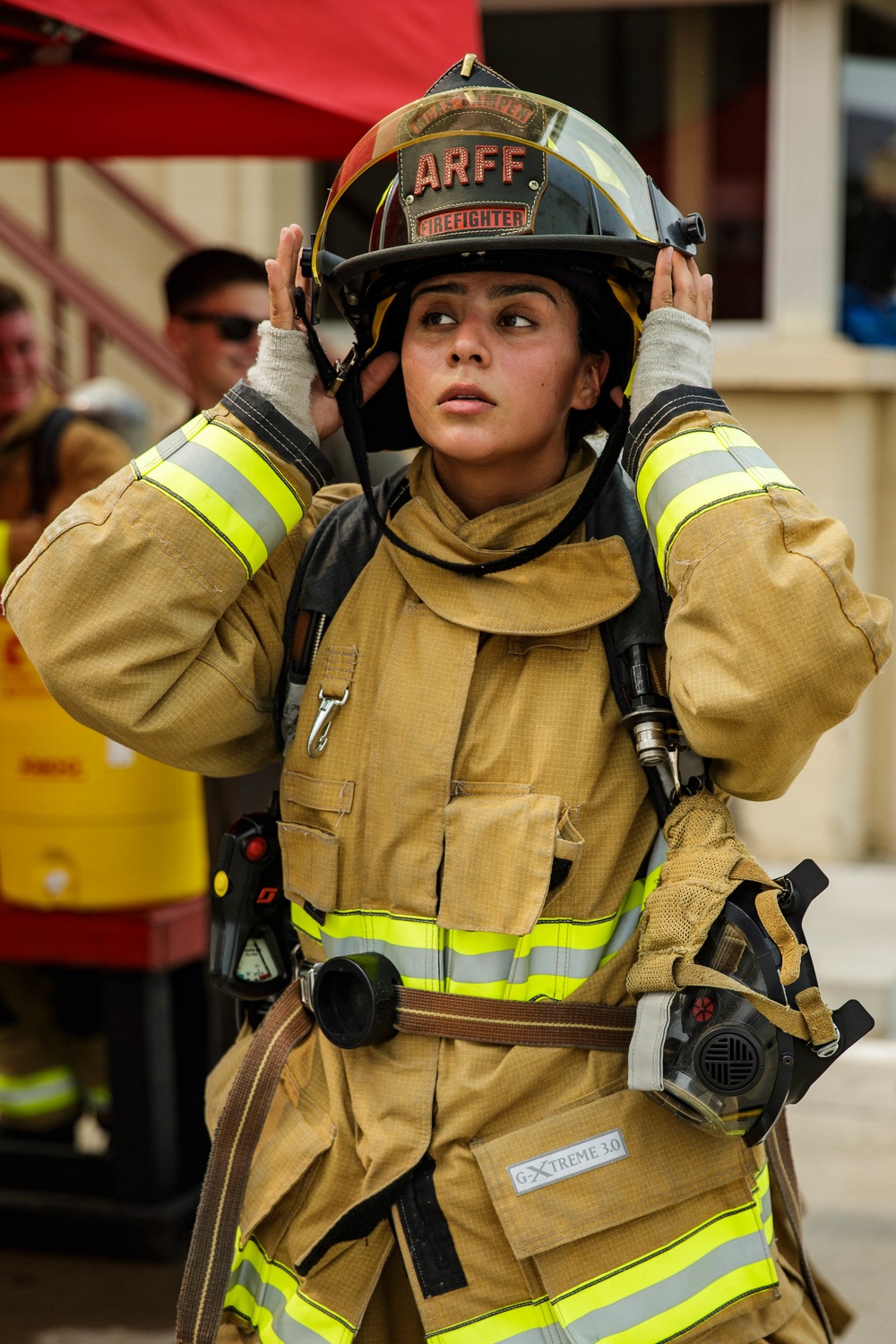 ARFF Marines honor fallen firefighters with 9/11 memorial stair climb