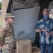 Mayor Kirk Caldwell visits the Provision Outdoor Screening Triage Facility