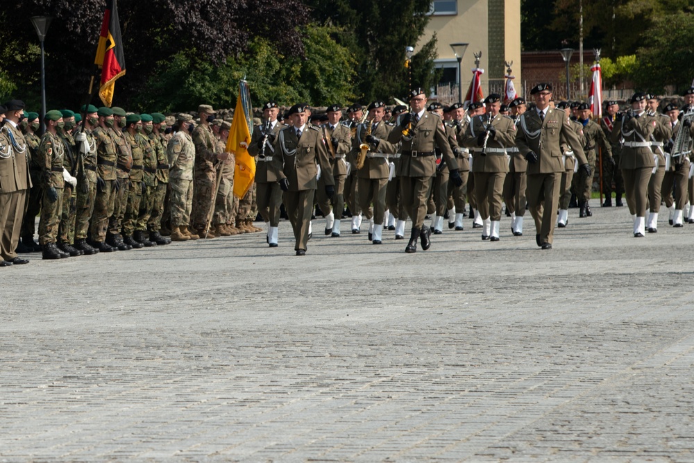 U.S., German, Polish forces celebrate Polish army division 75th anniversary