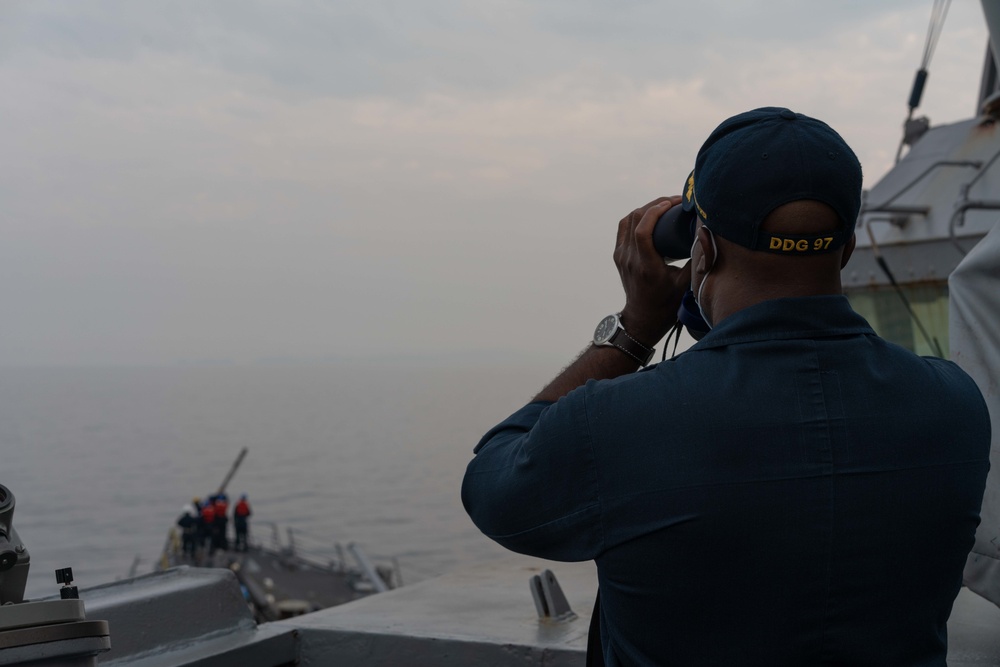 USS Halsey Conducts Routine Operations