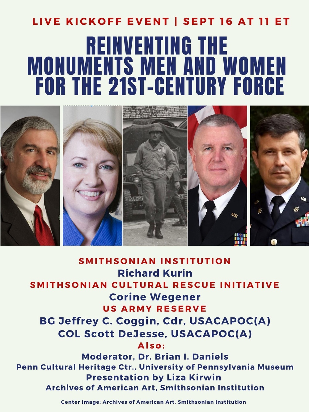 Monuments Men and Women for the 21st-Century Force