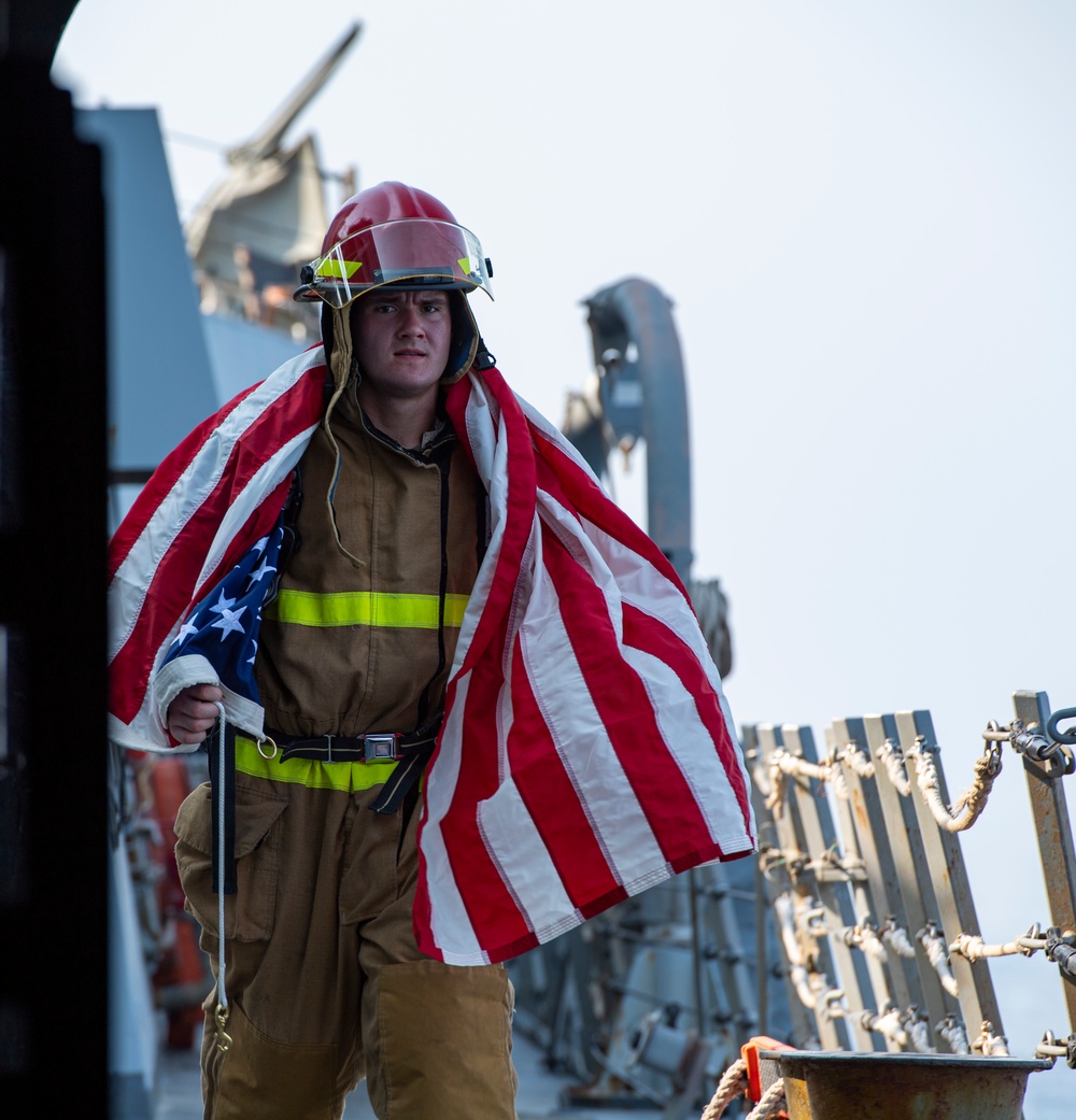 Sterett Sailors Participate in 9/11 Remembrance Walk