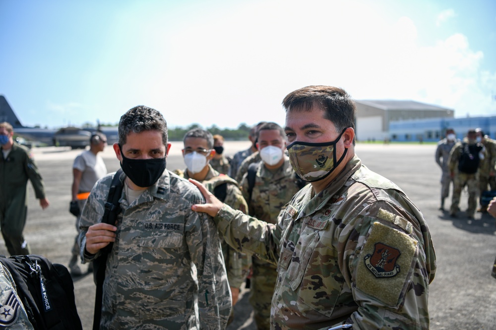 156th CRG training departure