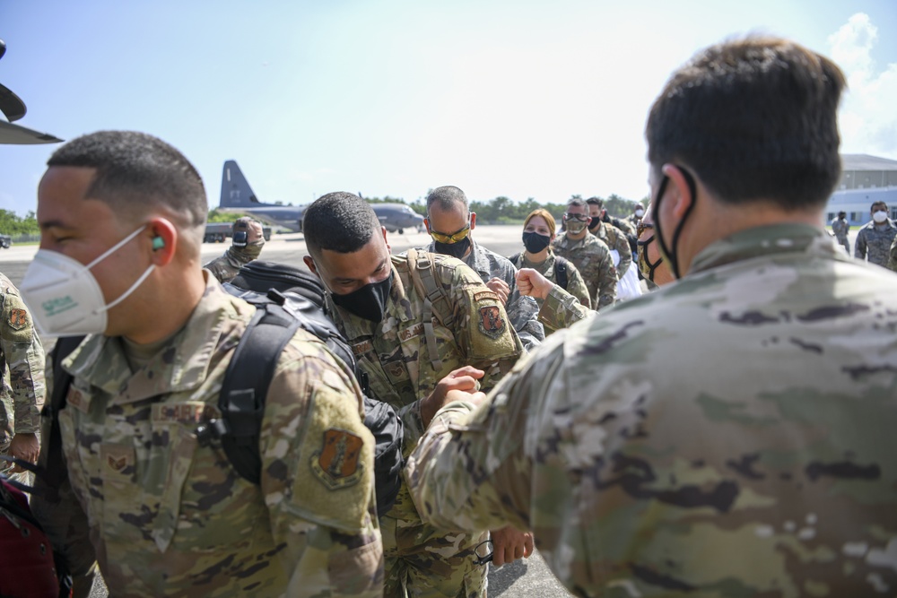 156th CRG training departure