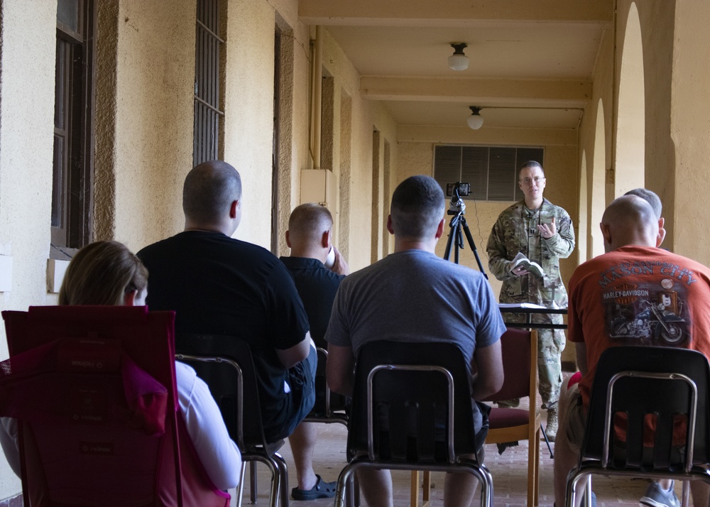 A return to humility: Makeshift chapel at Ft. Sill