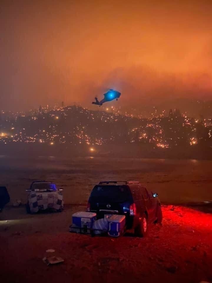 40th CAB rescues nearly 400 stranded by Creek Fire