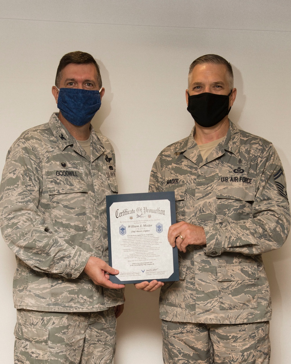Promotion to Chief Master Sergeant