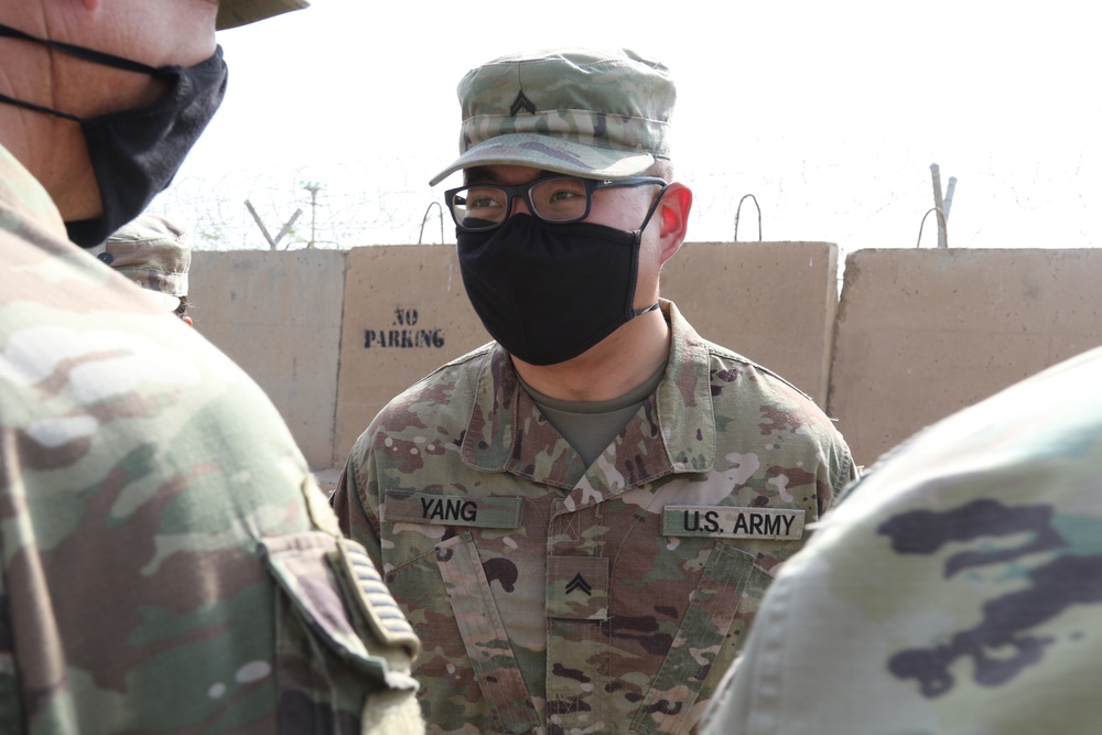 Headquarters and Headquarters Company, 2nd Battalion, 135th Infantry Regiment Patching Ceremony