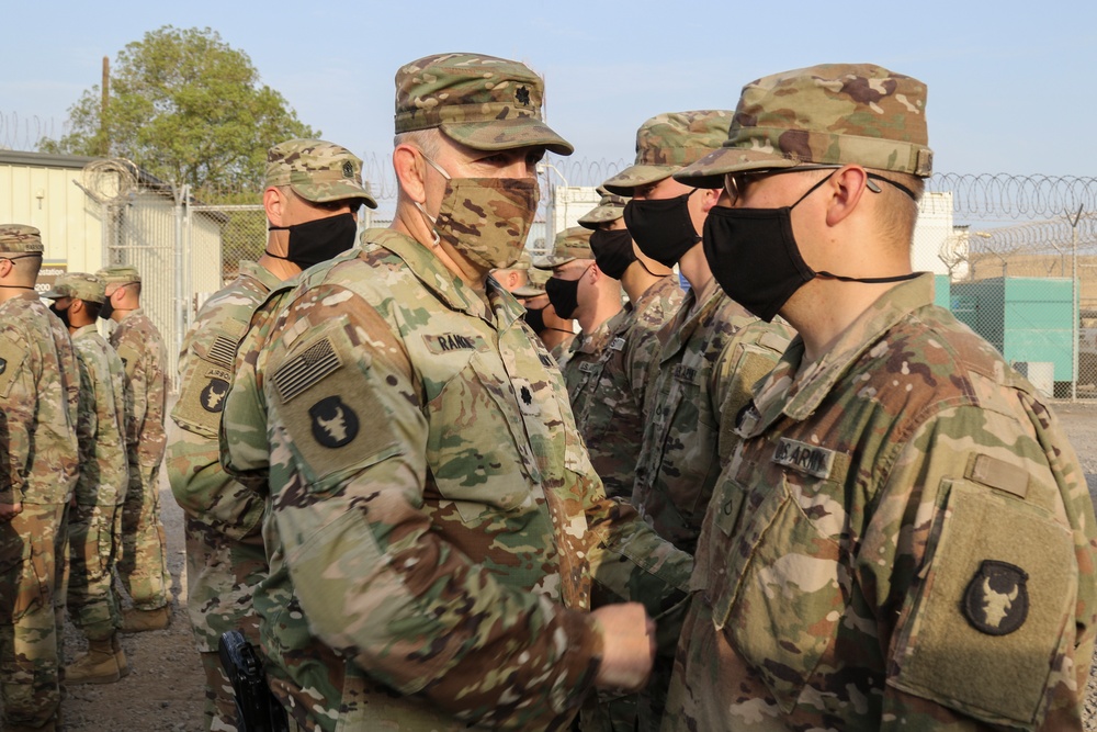 Alpha Company, 2nd Battalion, 135th Infantry Regiment Patching Ceremony