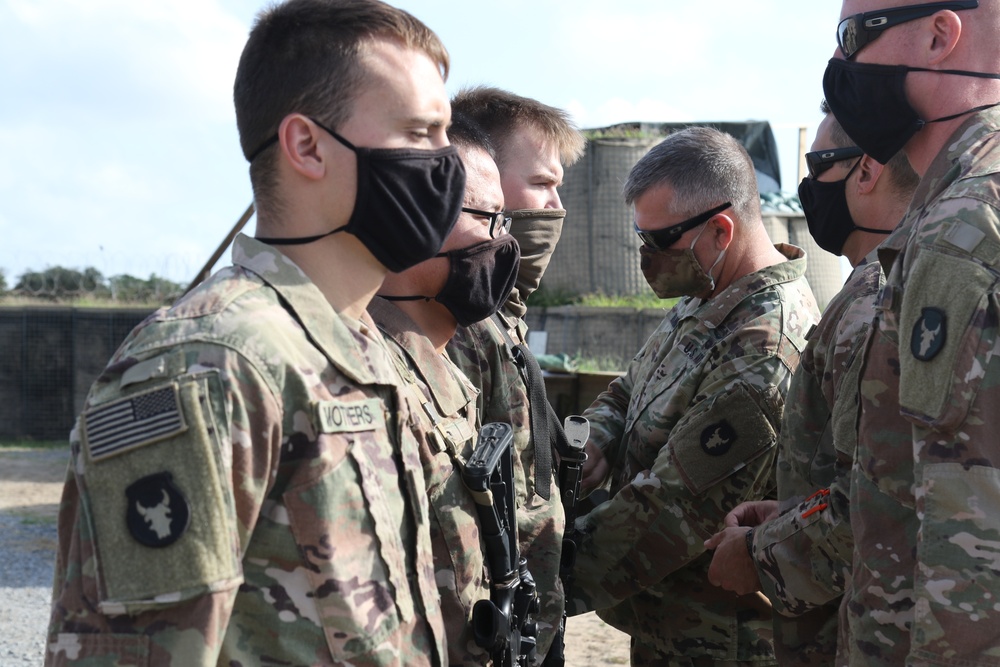 Alpha Company, 2nd Battalion, 135th Infantry Regiment Patching Ceremony