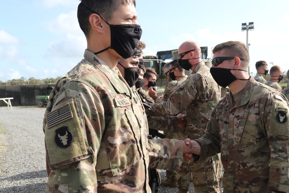 Alpha Company, 2nd Battalion, 135th Infantry Regiment Patching Ceremony