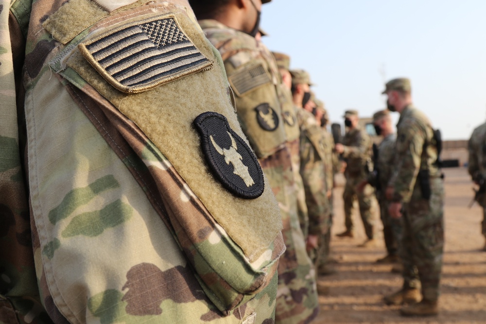 Charlie Company, 2nd Battalion, 135th Infantry Regiment Patching Ceremony