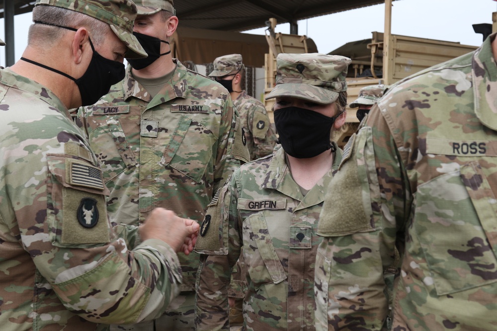 India Compmany, 2nd Battalion, 135th Infantry Regiment Patching Ceremony