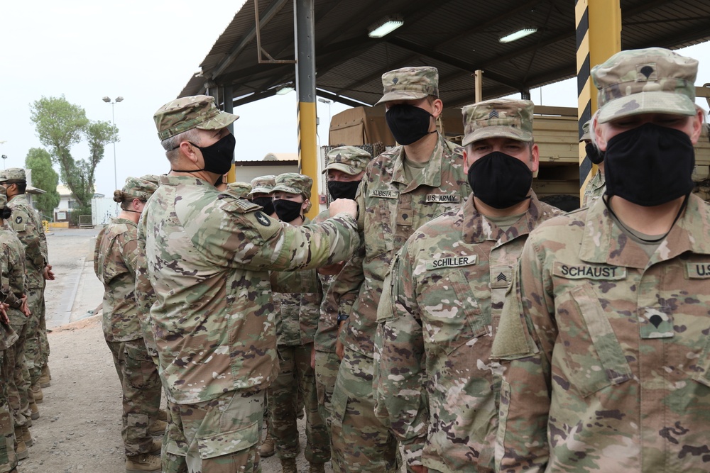 India Compmany, 2nd Battalion, 135th Infantry Regiment Patching Ceremony