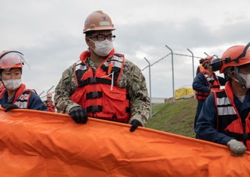 Installation Emergency Facility Response Team train at MCAS Iwakuni