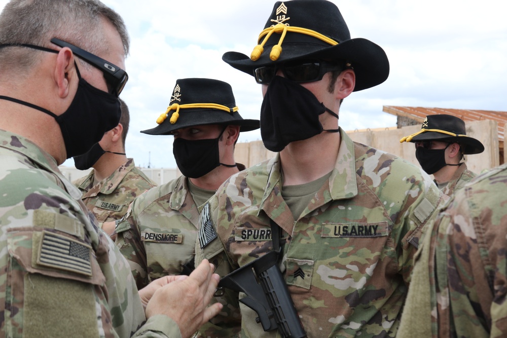 Charlie Troop, 1st Squadron, 113th Cavalry Regiment Patching Ceremony