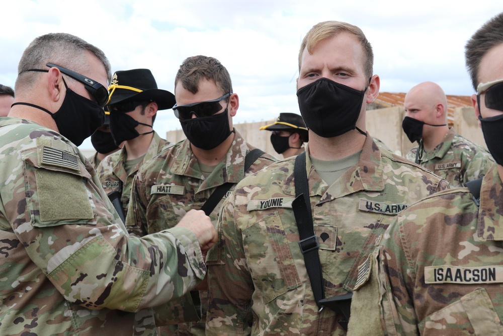 Charlie Troop, 1st Squadron, 113th Cavalry Regiment Patching Ceremony