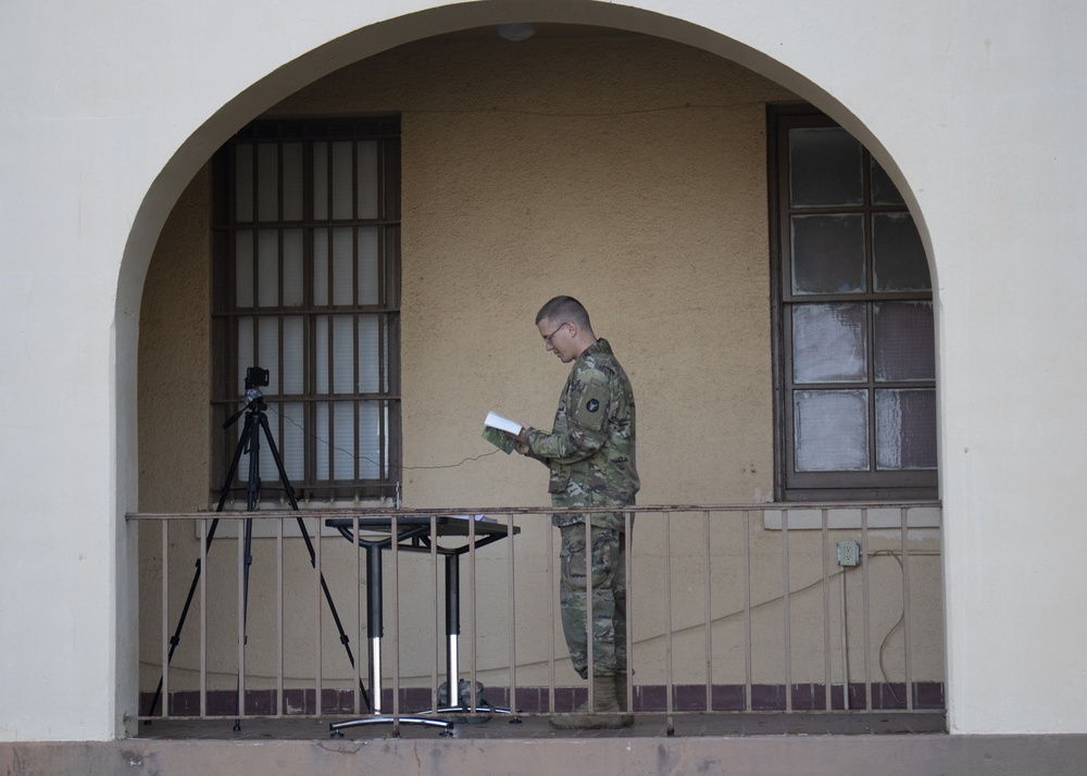 A return to humility: Makeshift chapel at Ft. Sill