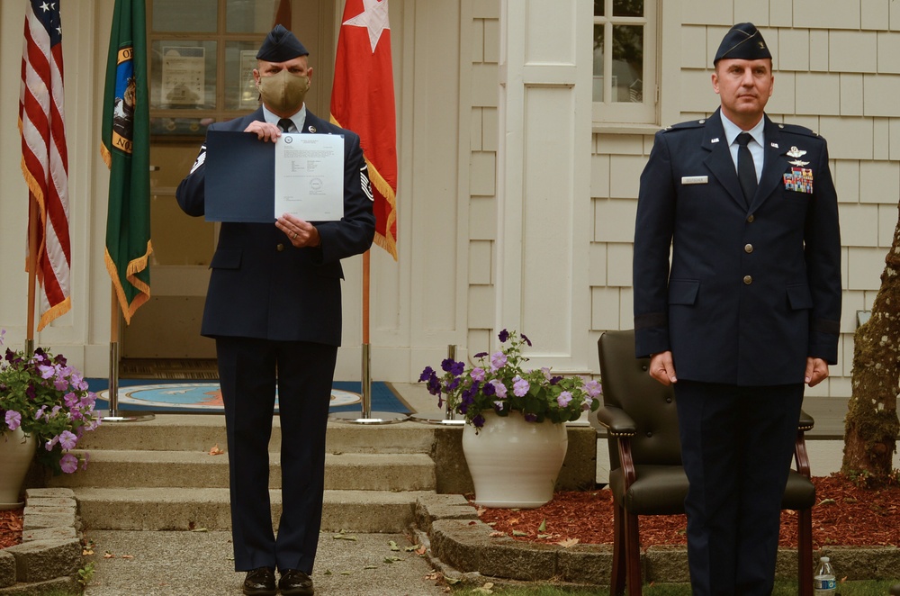 Colonel Johan A. Deutscher promotion to Brigadier General