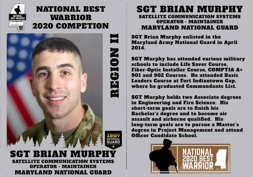 Army National Guard 2020 Best Warrior Competitor Profile