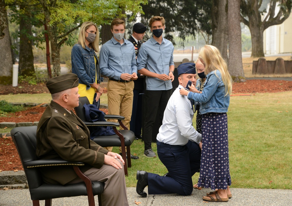 Colonel Johan A. Deutscher promotion to Brigadier General