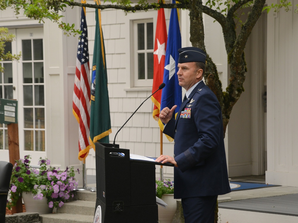 Colonel Johan A. Deutscher promotion to Brigadier General