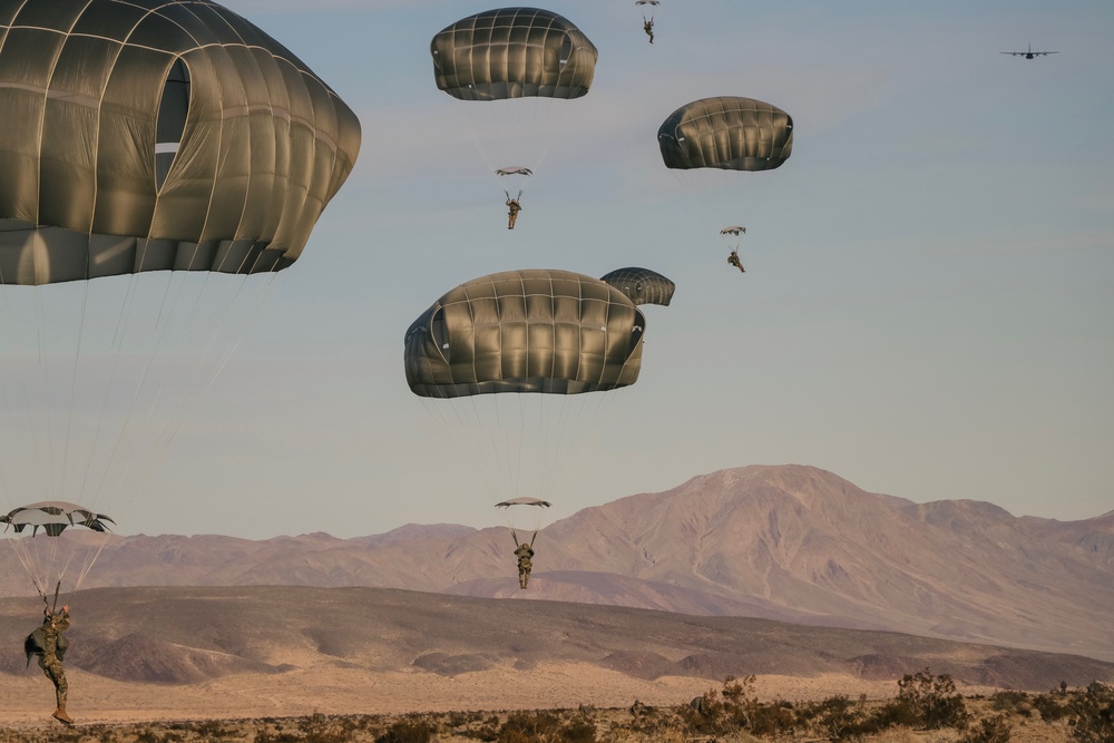 416th Civil Affairs Battalion (Airborne) conduct airborne operations