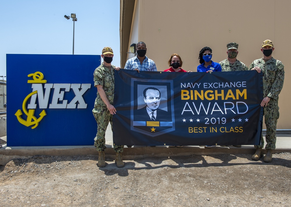 Navy Exchange Djibouti receives Bingham Award