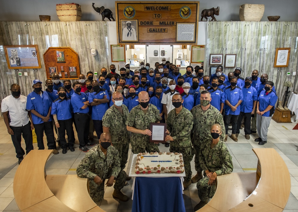 Camp Lemonnier’s Dorie Miller Galley receives 5-Star Accreditation