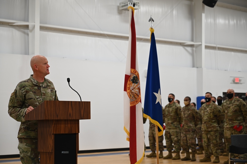 Airmen of the 202nd Red Horse Squadron receive fond farewell