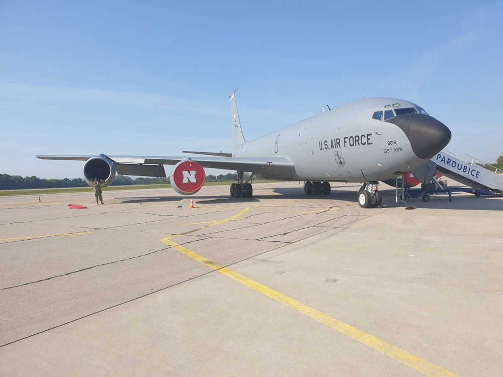 KC-135 refueling aircraft arrive in Czech Republic