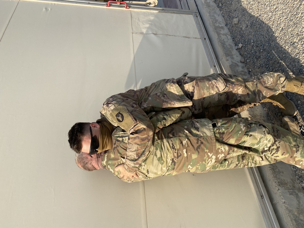 Army family strong: Father and son reunite in theater