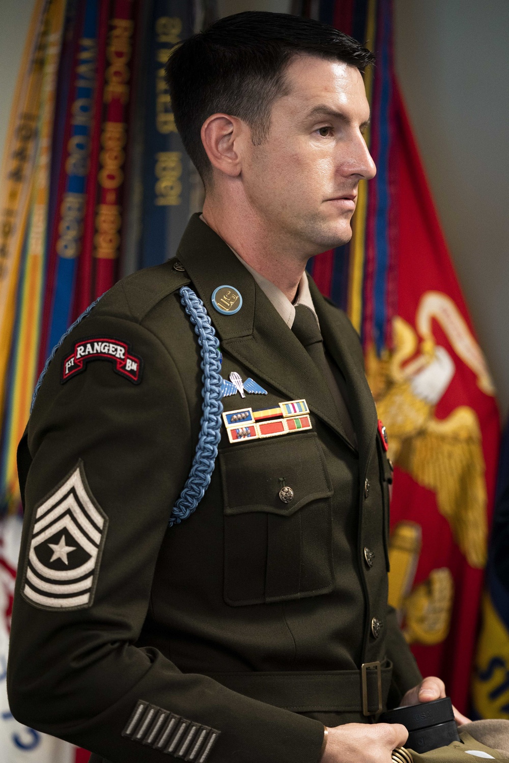CJCS and SEAC meet with Medal of Honor recipient Army Sgt. Maj. Thomas “Patrick” Payne