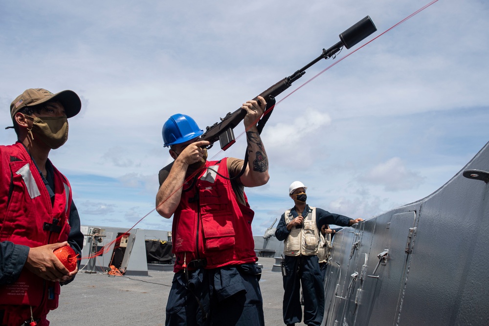 USS New Orleans Underway Replenishment with USNS John Ericsson