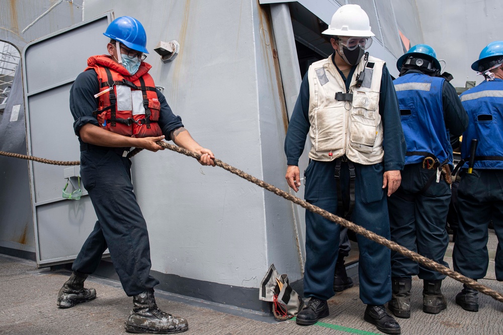 USS New Orleans Underway Replenishment with USNS John Ericsson