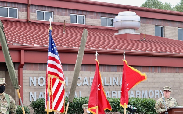 690th Brigade Support Battalion and 109th Military Police Battalion Reorganization Ceremony