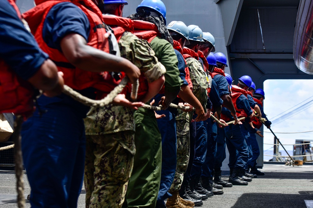 USS New Orleans Underway Replenishment with USNS John Ericsson