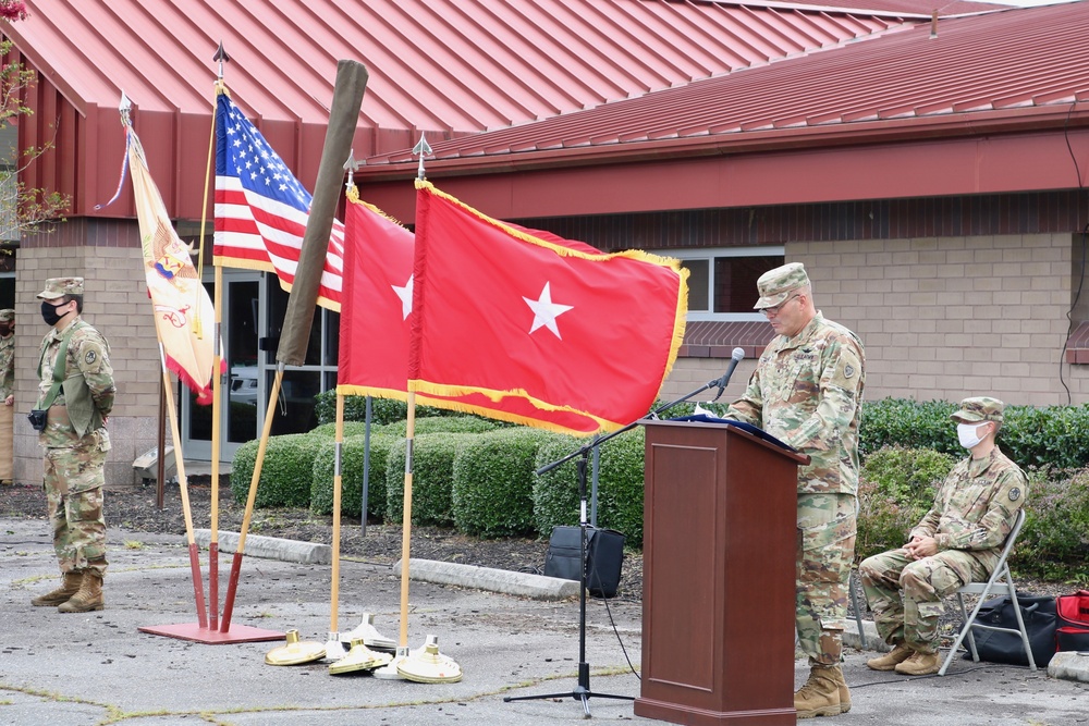690th  Brigade Support Battalion and 109th Military Police Battalion Reorganization Ceremony