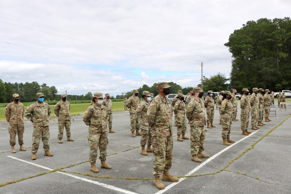 690th Brigade Support Battalion and 109th Military Police Battalion Reorganization Ceremony