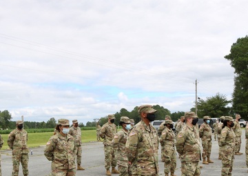 690th Brigade Support Battalion and 109th Military Police Battalion Reorganization Ceremony