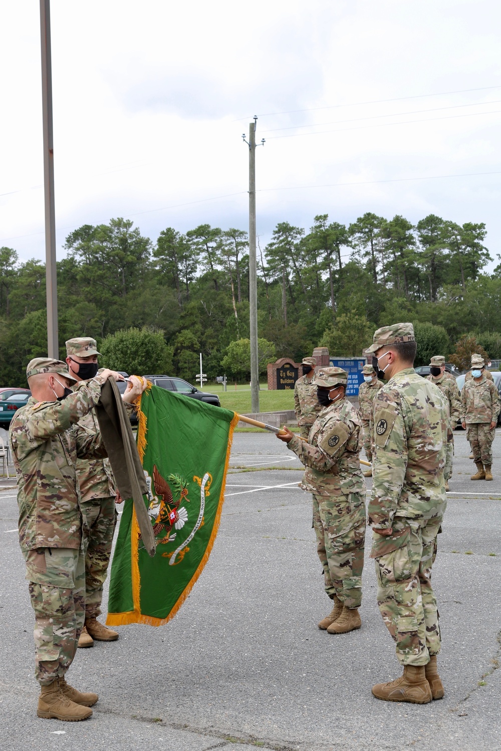 690th Brigade Support Battalion and 109th Military Police Battalion Reorganization Ceremony